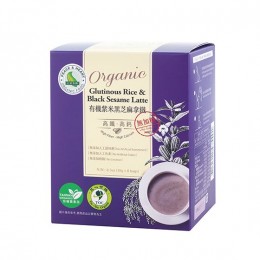 心安有機 有機紫米黑芝麻拿鐵(無加糖) (8包/盒)